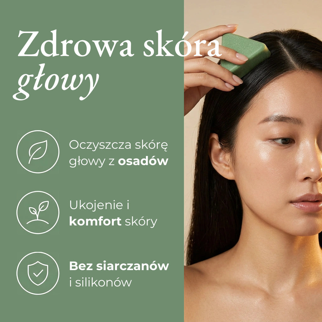 Zdrowa skóra głowy — oczyszczenie, ukojenie, czysta formuła