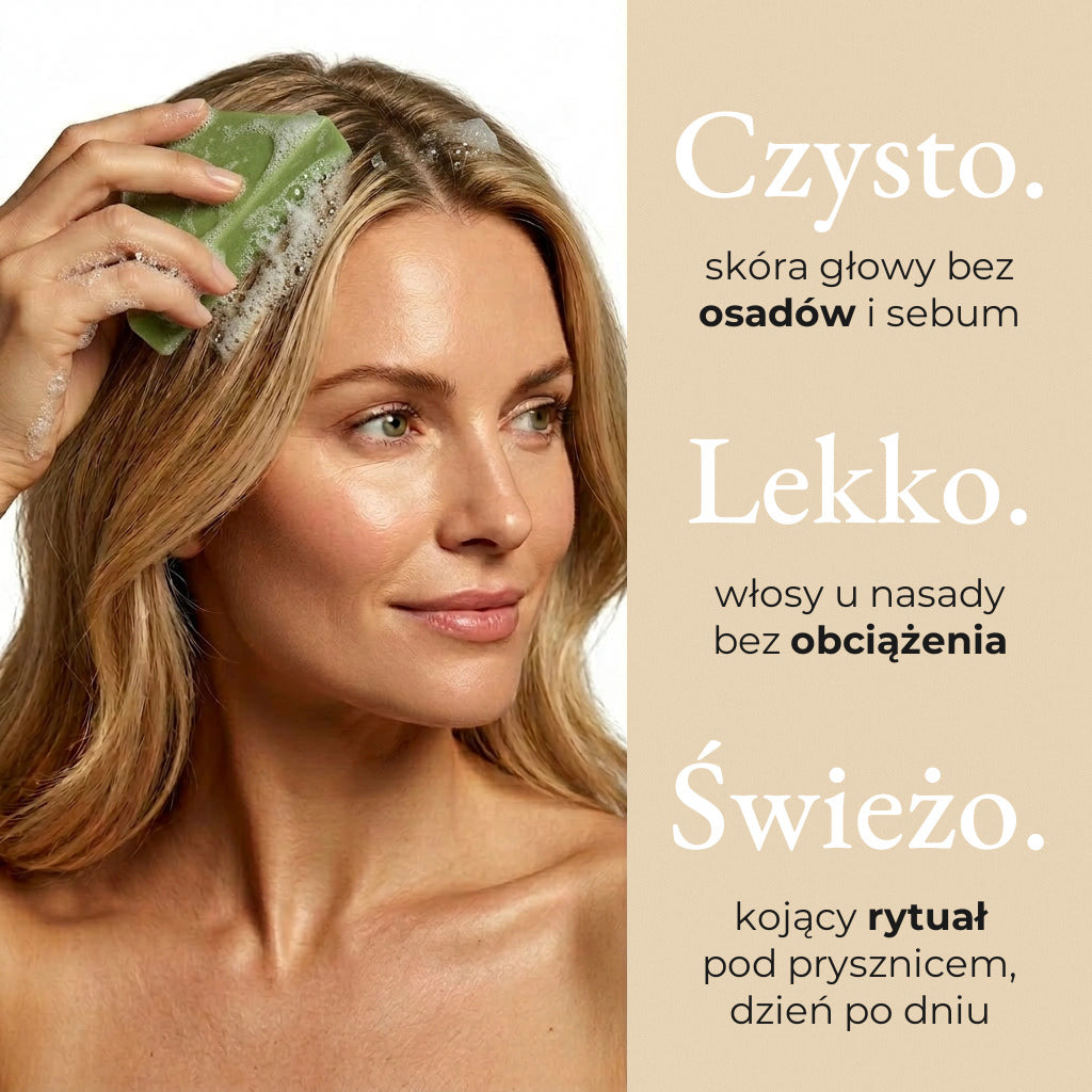 Czysto, lekko, świeżo — kostka do skóry głowy