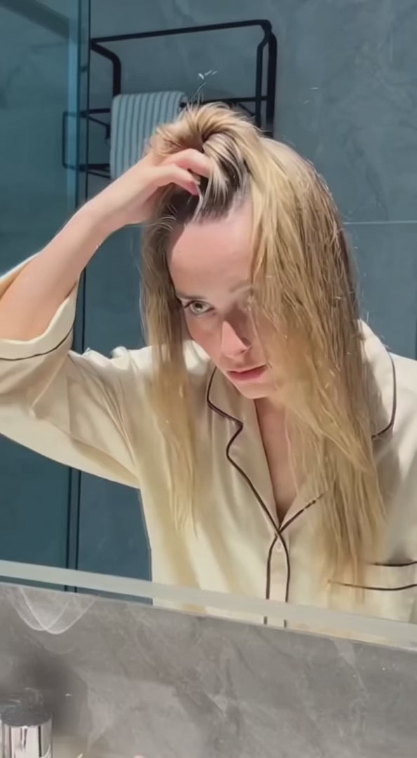 Kostka do skóry głowy — film klientki 1